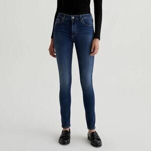 AG Farrah Skinny Jeans 28R Dark Wash Contour 360 High Rise Stretch Denim